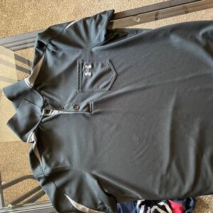 Under Armour Black Polo, size Medium